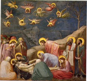 Lamentos acerca de la muerte de Cristo. Giotto