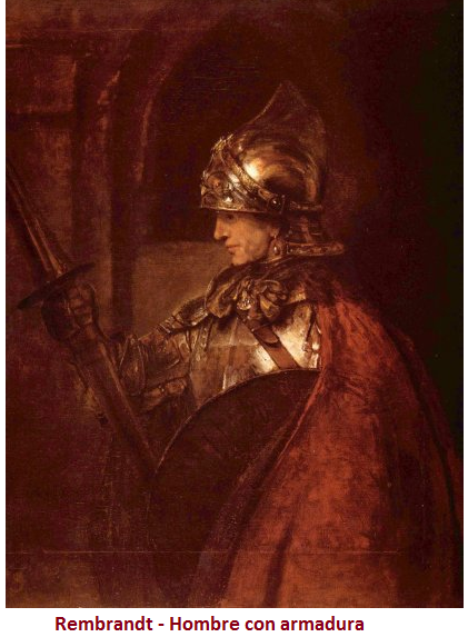 rembrandt-hombre con armadura